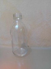 Fles 200ml Helder GLAS Obus 28/410